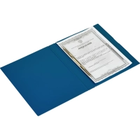 Скоросшиватель пластиковый А4 Attache, ПВХ, 35мм, 220л, синий