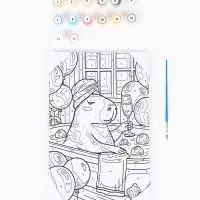 Картина по номерам &laquo;Выходной&raquo;, 20&times;30 см