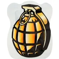 Прикол бомбочка &laquo;Граната&raquo;, 9.5&times;7&times;1 см, цвета МИКС