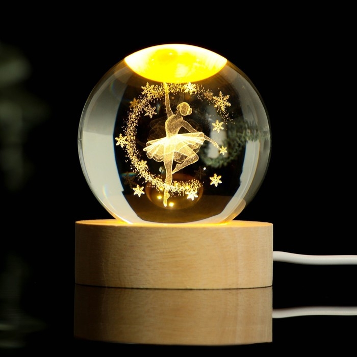 Светильник на Новый Год «Новогодняя коллекция:Балерина», диам. 6 см Светильник на Новый Год «Новогодняя коллекция:Балерина», диам. 6 см