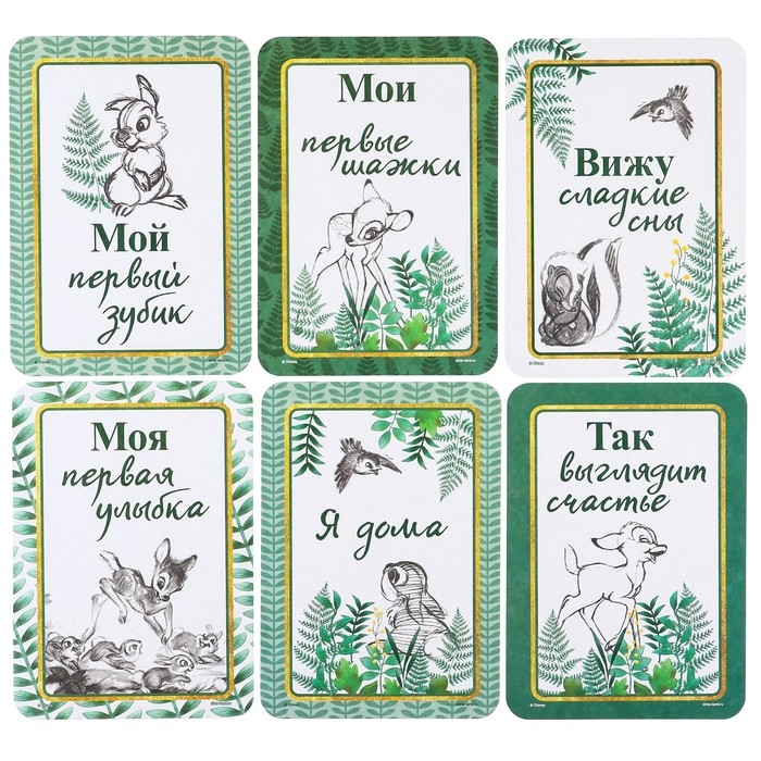 Набор карточек для фотосессий, Дисней Набор карточек для фотосессий, Дисней