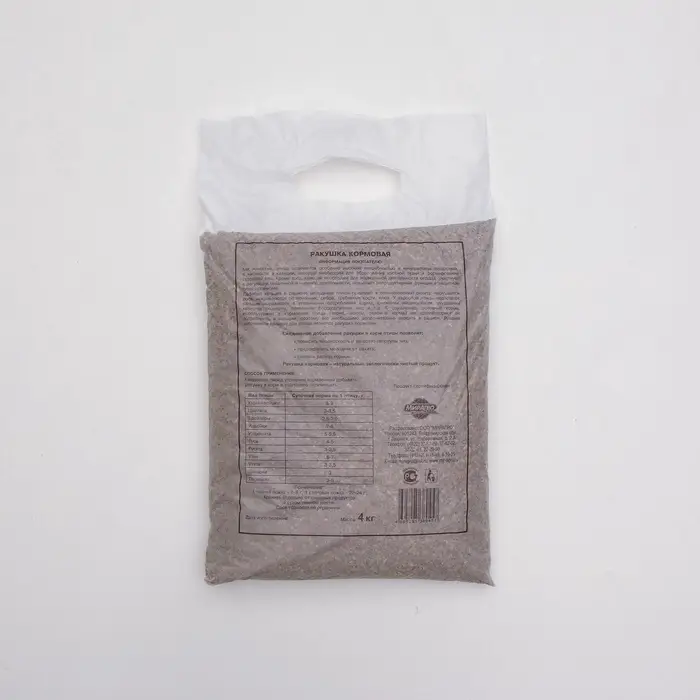 Ракушка кормовая &laquo;Добрый селянин&raquo; для птиц, 4 кг