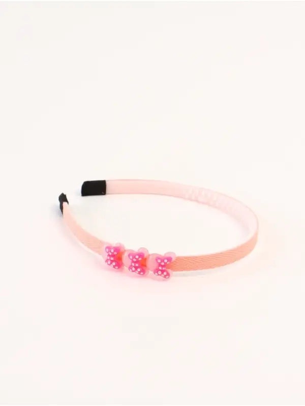 Ободок для волос розовый, Минни Маус Ободок для волос розовый, Минни Маус