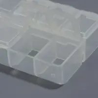 Органайзер для хранения мелочей, с подвесом, 8 ячеек, 8&times;6&times;2 см, прозрачный