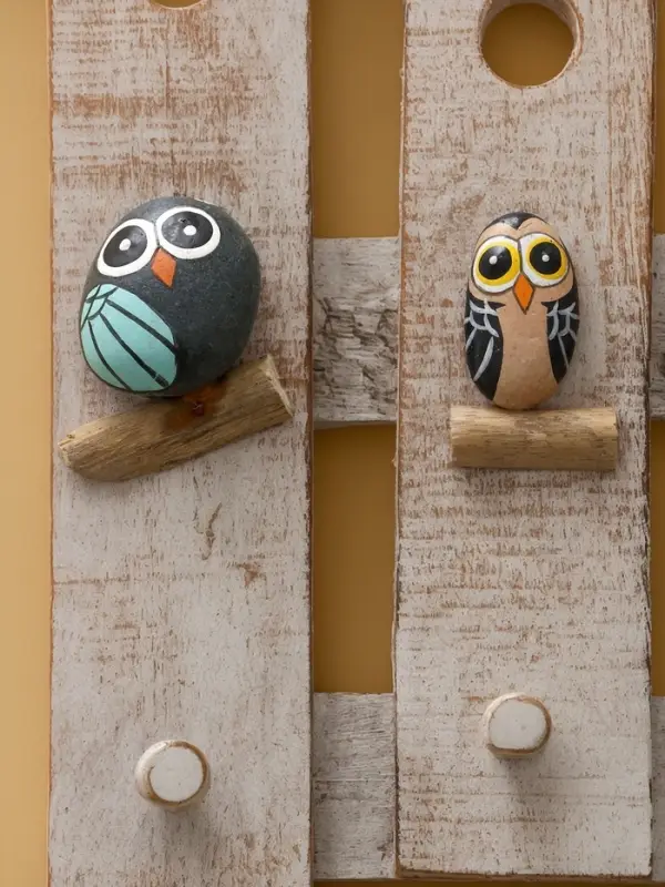 Вешалка &laquo;Скворечник с воробьями&raquo;, 35&times;6.5&times;33.5 см, дерево албезия