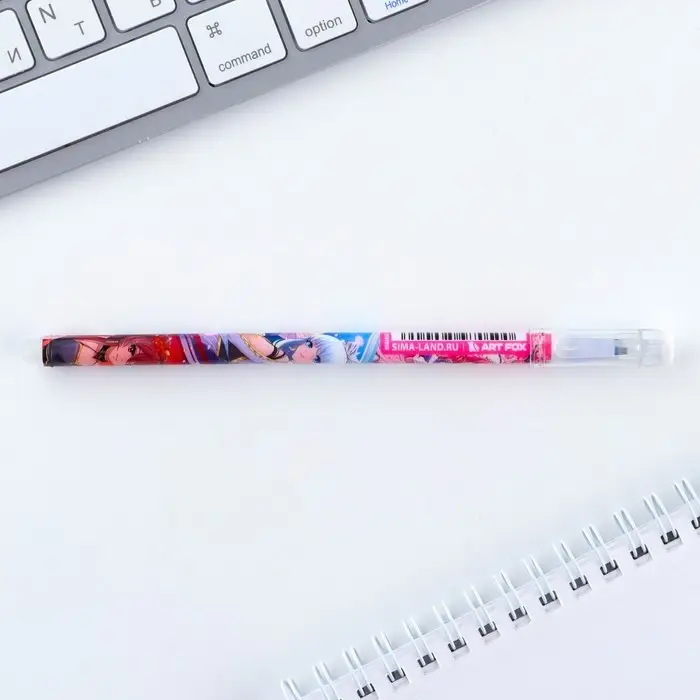 Ручка пиши-стирай, синяя паста, гелевая, 0.5 мм, с колпачком, пластик «Сакура» Ручка пиши-стирай, синяя паста, гелевая, 0.5 мм, с колпачком, пластик «Сакура»