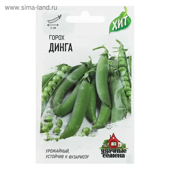 Семена Горох Семена Горох "Динга", 6 г серия ХИТ х3