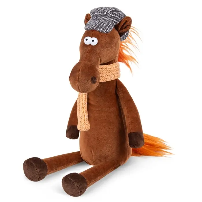 Мягкая игрушка «Конь Эрик в кепке и шарфе», 28 см Мягкая игрушка «Конь Эрик в кепке и шарфе», 28 см