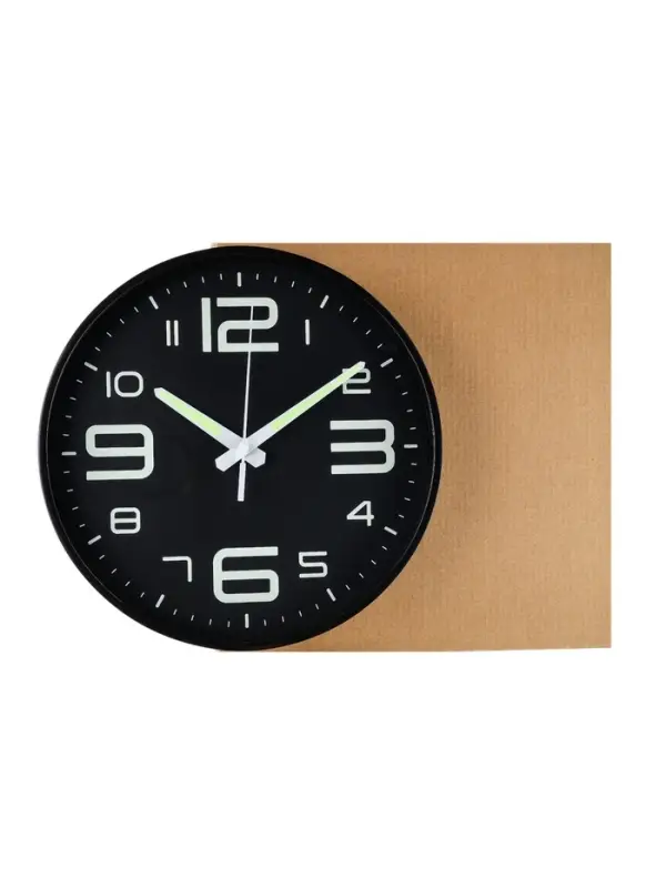 Часы настенные интерьерные &laquo;Классика&raquo;, плавный ход, светящиеся, d=25 см