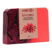 Мыло косметическое Добропаровъ &laquo;ручной работы&raquo; брусника, 80 г