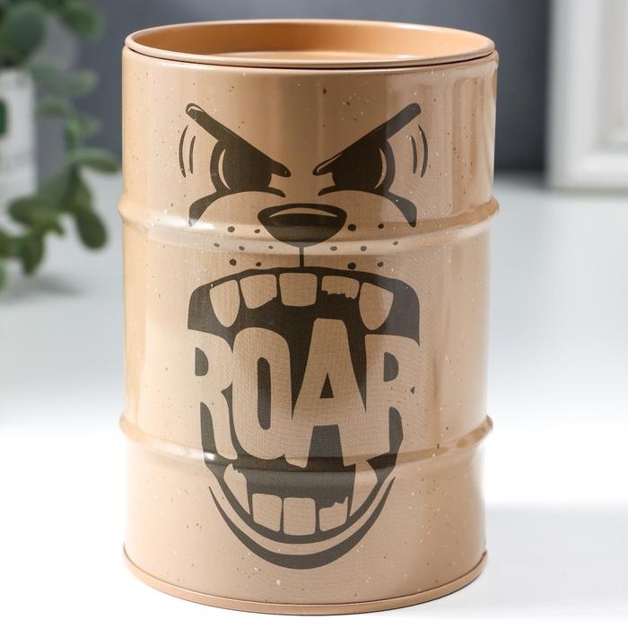 Копилка металл банка Копилка металл банка "Зверинный рык" 12х8х8 см