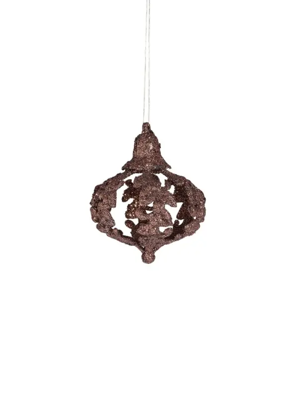 Ёлочные игрушки &laquo;Андромеда&raquo;, новогодние, набор 22 шт. (4 сосульки, 18 шаров), кофейный МИКС