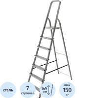 Стремянка стальная&nbsp;7 ступеней TOPFORT,8000747