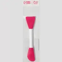 Кисть для масок, двусторонняя, силиконовая, 14.8 см, цвет розовый