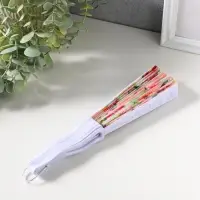 Веер складной &laquo;Розы и птицы&raquo;, 22.5 см