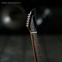 Гитара сувенирная "Ibanez" чёрно-белая, на подставке 24х8х2 см