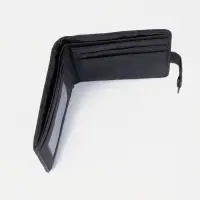 Портмоне мужское на кнопке, отдел для купюр, для карт, цвет чёрный Портмоне мужское на кнопке, отдел для купюр, для карт, цвет чёрный