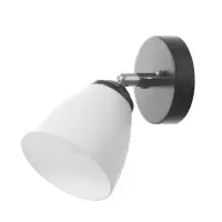 Бра BayerLux 4112/1, 1&times;40 Вт, E27, чёрное, 11&times;18&times;19.5 см