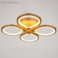 Светильник "Галактика" 033700 LED 100W золото 57х57х7,5см