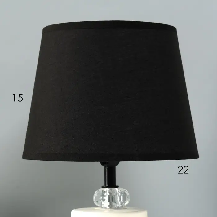 Лампа настольная RISALUX &laquo;Медитация&raquo;, Е14, 40 Вт, бежевая, 20&times;20&times;35 см