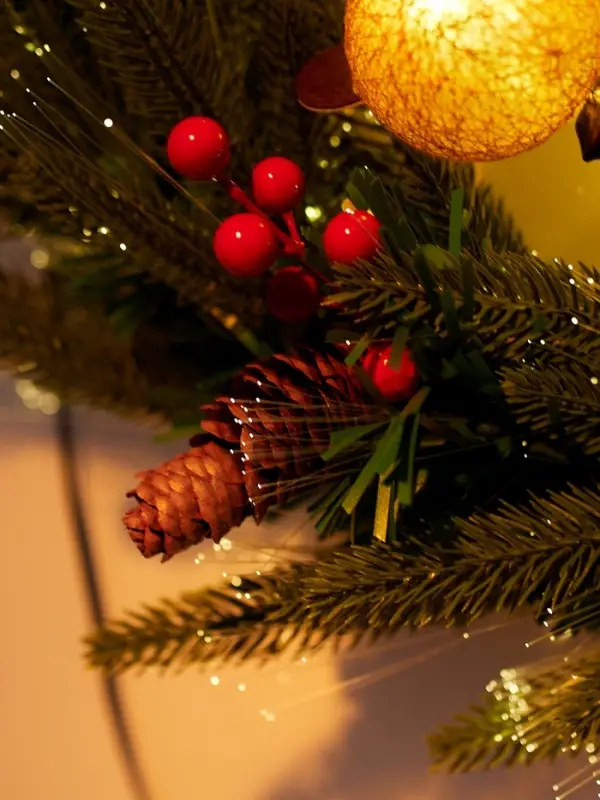 Венок светодиодный &laquo;Новогодний&raquo;, d=50 см, 8 режимов