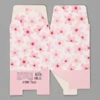 Коробка подарочная складная &laquo;Цветы&raquo;, 12&times;12&times;12 см