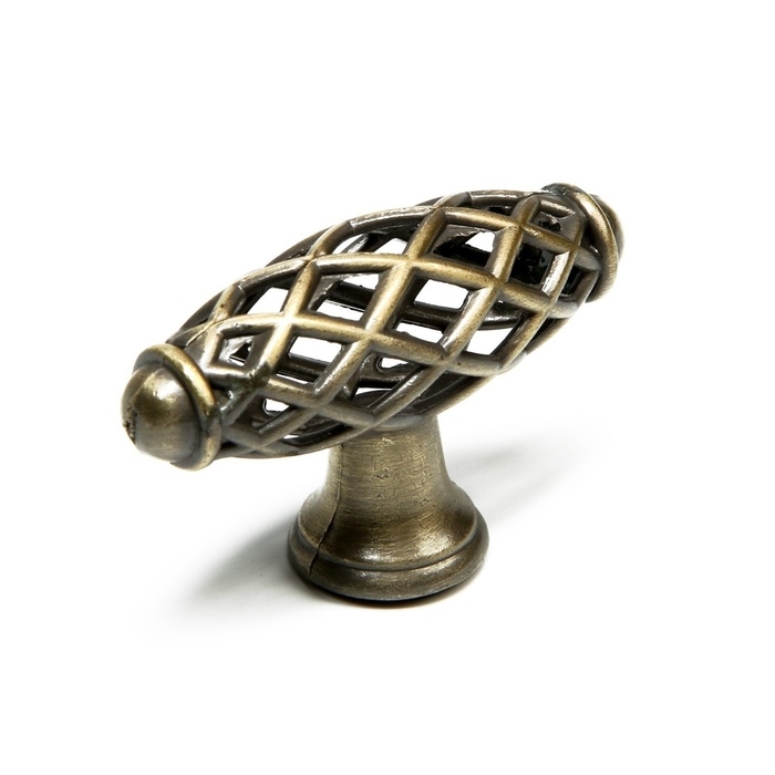 Ручка кнопка ТУНДРА PK039AB, цвет бронза, 8 шт TMP Ручка кнопка ТУНДРА PK039AB, цвет бронза, 8 шт TMP