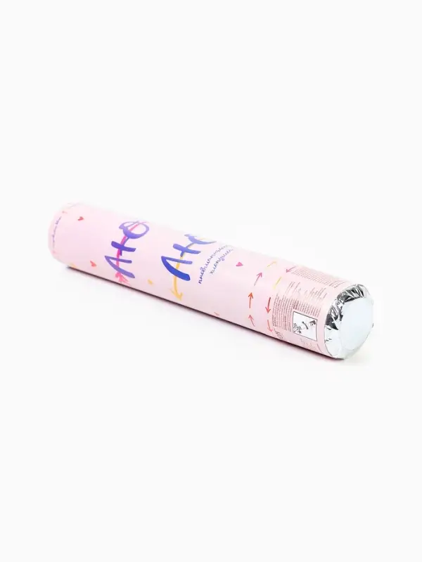 Хлопушка пневматическая &laquo;Люблю, Сердца&raquo; фольга, цвет красный, 30 см