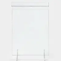 Ценникодержатель в эконом-панель, откидной, 10&times;13.5 см, прозрачный