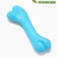 Жевательная игрушка для собак &laquo;Косточка классическая&raquo;, 12.3 с, TPR, голубая