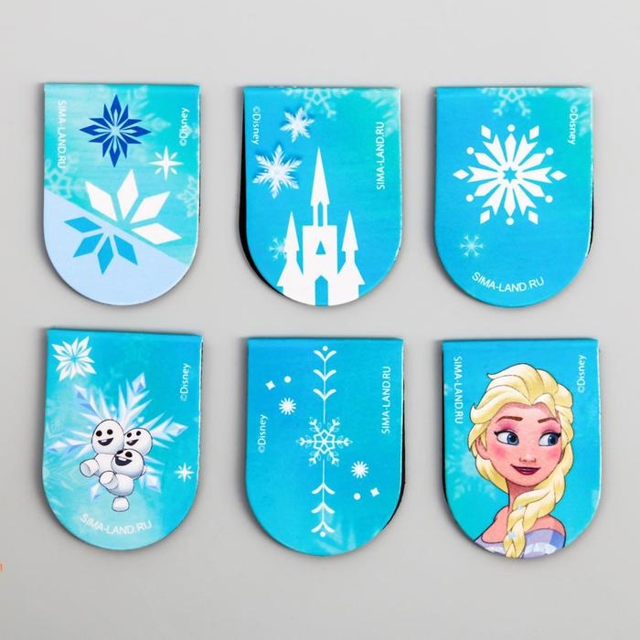 Открытка с магнитными закладками Frozen, Холодное сердце, 6 шт. Открытка с магнитными закладками Frozen, Холодное сердце, 6 шт.