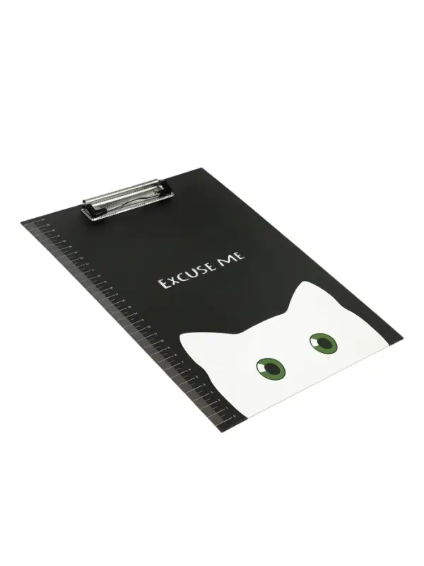 Планшет с прижимом А4 &laquo;Кот&raquo;, МИКС