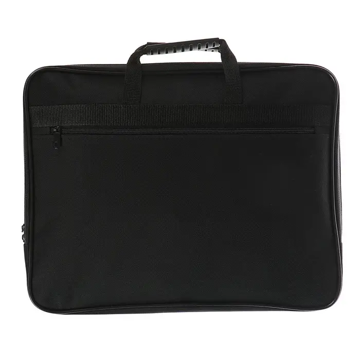 Папка с ручками текстильная А4, Calligrata &laquo;Офис&raquo;, для бумаг, для офиса, 365&times;290&times;30 мм, 1Ш41, черная