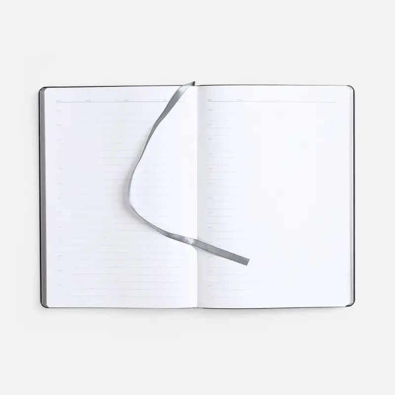 Ежедневник Nebraska Flex, недатированный, серебристый Ежедневник Nebraska Flex, недатированный, серебристый