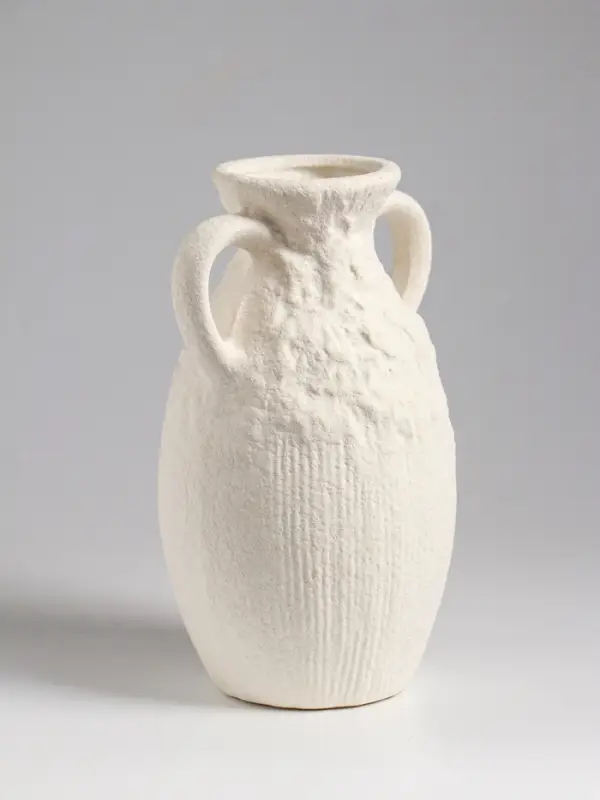 Ваза настольная керамика Ваза настольная керамика "Фонси" 20,5х10 см, белый