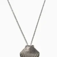 Кулон "Ракушка" вонголе, цвет серебро 50+удл Кулон "Ракушка" вонголе, цвет серебро 50+удл