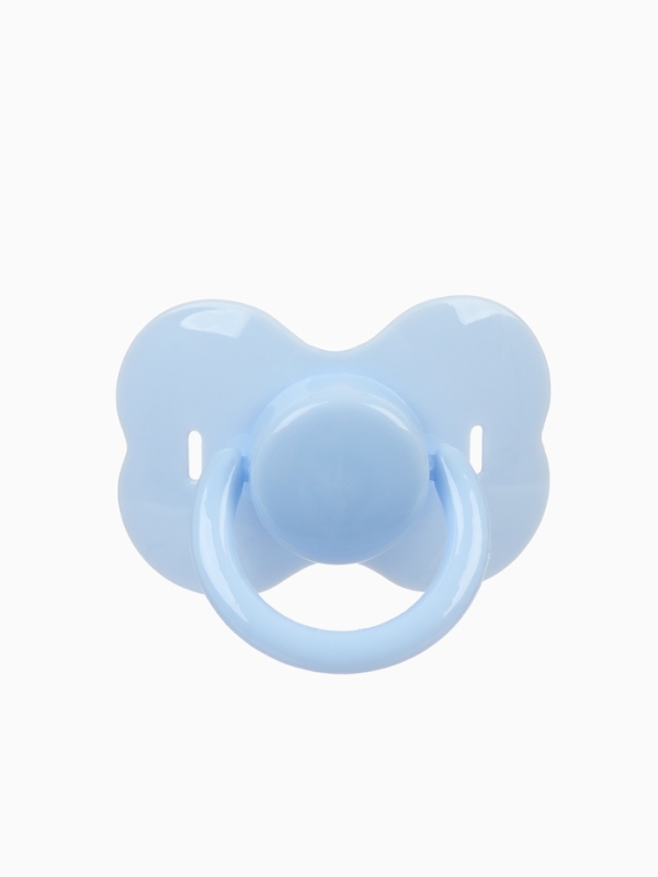 Пустышка классическая, с держателем, +0мес., цвет голубой Пустышка классическая, с держателем, +0мес., цвет голубой