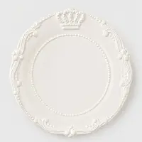 Тарелка Crown, d=15 см, фарфор, белая
