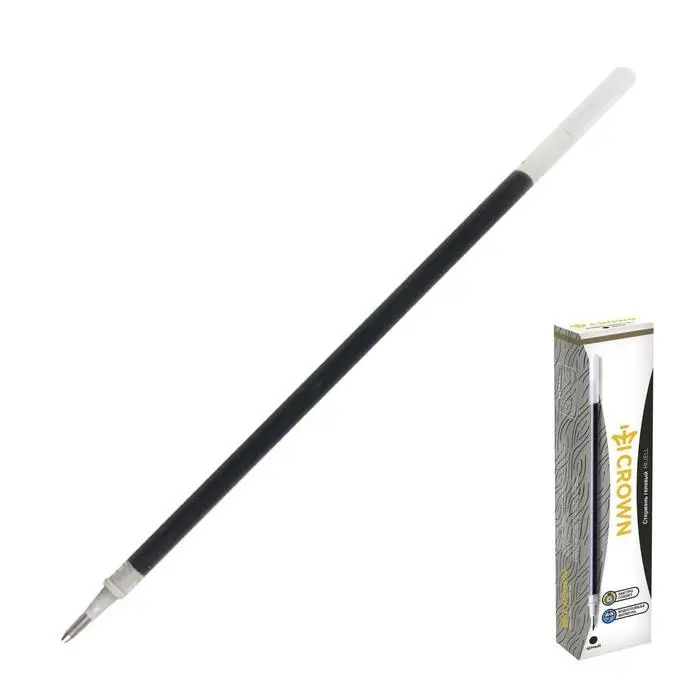 Стержень гелевый Crown «Hi-Jell», 0.5 мм, длина 138 мм, чернила чёрные Стержень гелевый Crown «Hi-Jell», 0.5 мм, длина 138 мм, чернила чёрные