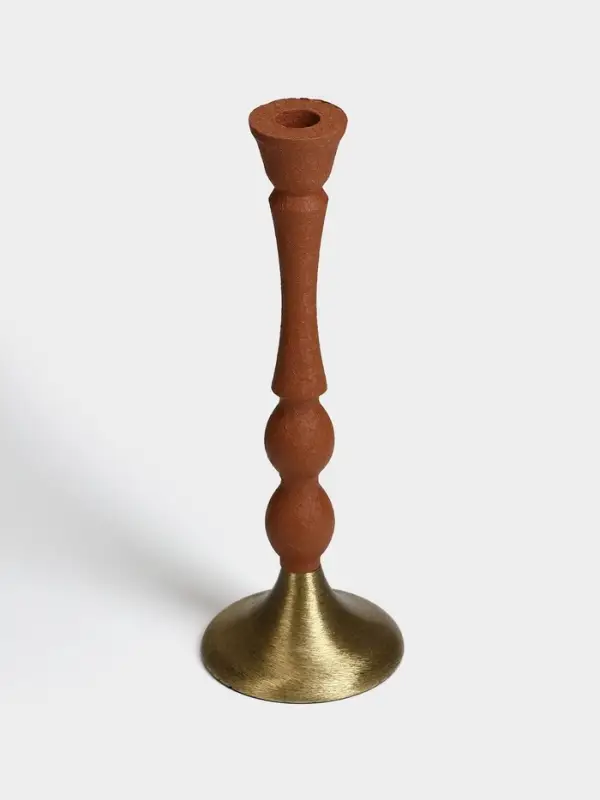 Подсвечник на 1 свечу &laquo;Бисквит&raquo;, 10.5&times;10.5&times;30 см