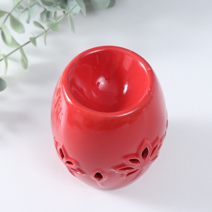 Аромалампа керамика  Аромалампа керамика "Лотосы" МИКС 8,5х8,5х9,5 см