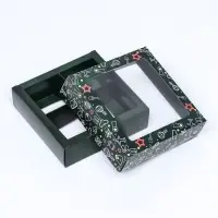 Коробка для 4 конфеты, «23 Февраля» 12.6×12.6×3.5 см