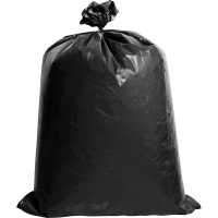 Мешки для мусора ПВД JUMBO 240л 100мкм 10 шт/рул черные 90х135см