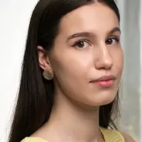 Серьги пластик &laquo;Леденец&raquo;, d=2 см, с разводами белыми, коричневые