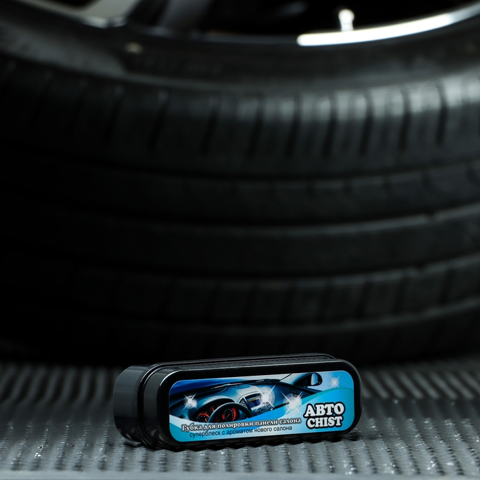 Губка для приборной панели CHIST 050, с ароматом нового салона Губка для приборной панели CHIST 050, с ароматом нового салона