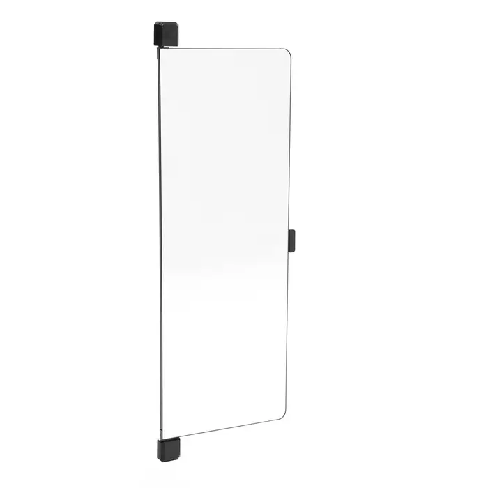 Зеркало интерьерное поворотное &laquo;Клик Мебель&raquo;, на дверцу, на стену, 80&times;30 см, цвет чёрный