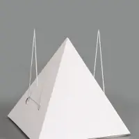 Коробка пирамида на 4 яруса для кейтеринга, закусок и фуршета 30&times;30&times;35 см