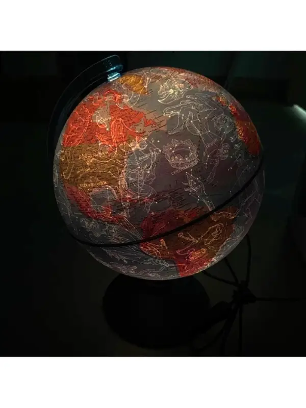 Глобус Глобус "ДЕНЬ И НОЧЬ" с двойной картой, с подсветкой, 250 мм