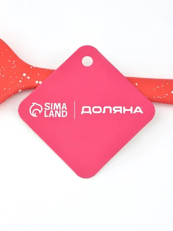 Кисть Доляна &laquo;Гранат&raquo;, силикон, 25&times;4 см, красная