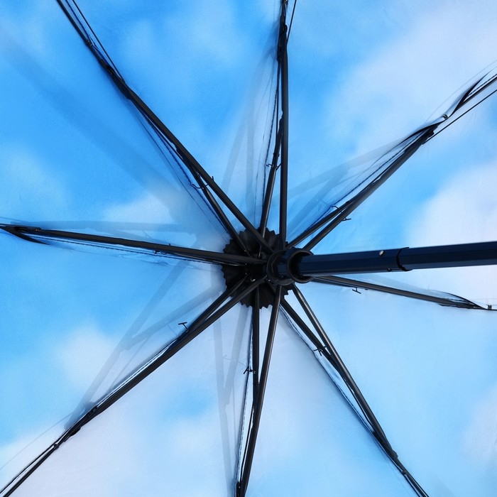 Зонт с внутренним принтом «Облака», 8 спиц Зонт с внутренним принтом «Облака», 8 спиц